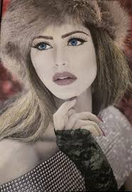 First picture in this book. Shuttle art 280 set pens. Book : Curvy Girl  Moments, Channy colours.