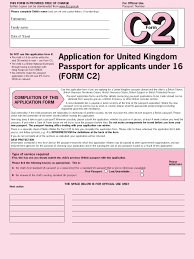 This is the same form that first time applicants complete to get a new passport. Child Passport Renewal Form 3 Free Templates In Pdf Word Excel Download
