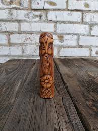 Odin Hand Carved God Wood Statue Wood Carving Wood God Small Wooden Figure Scandinavian Decor Wood Figure Carved God Odin Statue Handcrafted Wooden Statues Wood Carving Hand Carved
