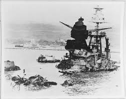 the uss arizona, sunk dec. 7, 1941