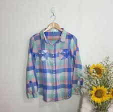 Diy bunga hias meja flanel diy bunga matahari flanel dalam pot загрузил: Flannel Pastel Cotton On Fesyen Wanita Pakaian Wanita On Carousell