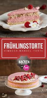 Fruhlingstorte Himbeer Mandel Torte Backen Mit Globus Sallys Welt 78 Fruhlings Torte Fruhling Kuchen Kuchen Und Torten Rezepte