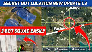 New Update Top Secret Bot Location In Pubg Mobile 2021 Youtube