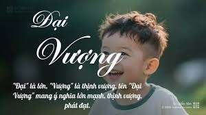 Tên Đại Vượng: Ý nghĩa, Phân tích, Phong thủy và Thần số học