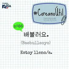 Learn Korean Estoy Lleno I M Full Con Imagenes Frases Coreanas Palabras Coreanas Abecedario Coreano