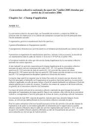 Après 16 mois de négociations, la nouvelle convention collective des ouvriers du bâtiment entrera en vigueur dans quelques jours. Convention Collective Nationale Du Sport Cnes Sport