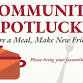 Community Potluck event in Annapolis, Subd. B, NS