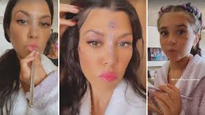 Kourtney Kardashian Gets Unconventional Makeover From Daughter Penelope