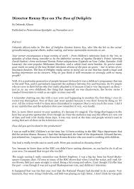 Votre télévision en direct, replay avec des programmes gratuit en version web (diffuse : Pdf Interview Director Renny Rye On The Box Of Delights