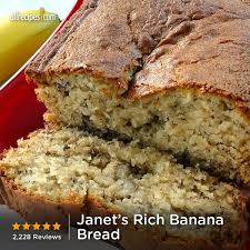 Janet S Rich Banana Bread Rich Banana Bread Janet S Rich Banana Bread Recipe Easy Banana Bread