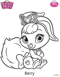 Princess Palace Pets Berry Coloring Page By Skgaleana Deviantart Com On Deviantart Princess Coloring Pages Bunny Coloring Pages Princess Palace Pets
