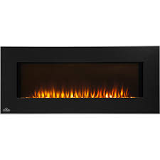 The flames are enhanced by the crystal ember bed Napoleon Slimline 50 Inch Wall Mount Electric Fireplace Efl50h Bbqguys