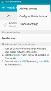 How to find your mobile hotspot password on android phone. Use Phone As Modem Samsung Galaxy J5 Android 5 1 Device Guides