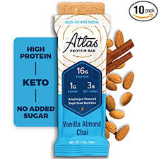 But there is so much more than sugars. Amazon Com Atlas Bar Keto Protein Bars Vanilla Almond Chai High Protein Low Sugar Low Carb Grass Fed Whey Healthy Protein Gluten Free Soy Free 10 Pack Grocery Gourmet Food