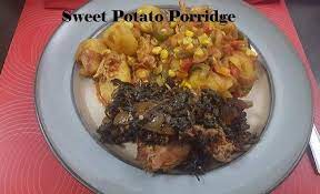 Best Porridge Recipe Nigerian Sweet Potato Porridge With Sweet Corn Besthomediet Porridge Recipes Cooking Sweet Potatoes Sweet Potato