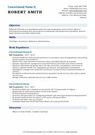correctional nurse resume samples