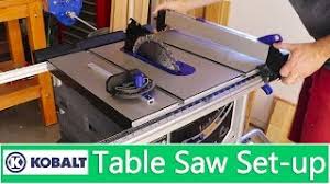 Alibaba.com offers 828 contractor table saw products. Setting Up Kobalt 15 Amp 10 In Carbide Tipped Table Saw Youtube