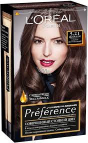 Loreal Paris Préférence Récital hair color 5.21 L étoile intense light  brown rainbow