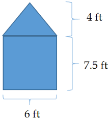 + = area of parallelogram area of trapezoid area of composite shape shape area formula Area Of Composite Shapes Involving Triangles Ck 12 Foundation