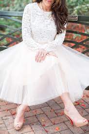 Bridal Shower Outfit Inspiration Midi Skirt Tulle Skirt Lace Top Modest Outfit Space 4 Bridal Shower Outfit Modest Wedding Gowns Wedding Dress Inspiration