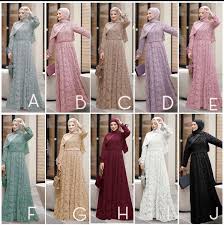 Belanja online fashion di matahari.com banyak keuntungan mulai dari cashback voucher sampai dengan bebas ongkos kirim hanya di matahari.com Model Gamis Brokat Terbaru 2021 Mewah Elegan Buat Pesta