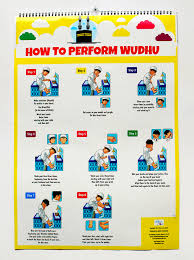 wudhu chart for kids