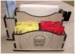 Decor De Support De Serviette Pour La Maison 3d Modele Plan Etsy Napkin Holder Desktop File Holder Mdf Crafts