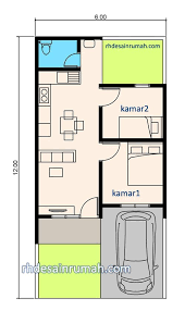 Desain rumah minimalis bukan berarti desain rumah yang mana anggarannya lebih kecil jika dibandingkan dengan desain rumah pada umumnya. Desain Rumah 6x12 1 Lantai Contoh Gambar Denah Fasade