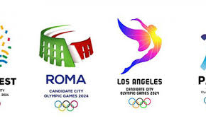Descarga gratis este icono de juegos olimpicos logo y descubre más de 11 millones de recursos gráficos en freepik. Juegos Olimpicos De 2024 Logos Ciudades Candidatas