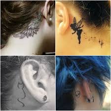 Die kleinen motive werden in jeder nur erdenklichen stilrichtung hinter die ohren gestochen und sind bei frauen und männern gleichermaßen ein schönes. 1001 Ideen Und Bilder Zum Thema Tattoo Hinterm Ohr