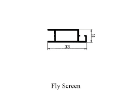 You can also find heat blocking solar screens in our inventory made of textilene® mesh in 80% and 90% options. Aluminium Sliding Profile Fly Screen 8cm Al08007 Mih Home