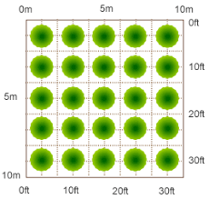 Apple Tree Spacing Diagram Using M27 Very Dwarf Rootstocks