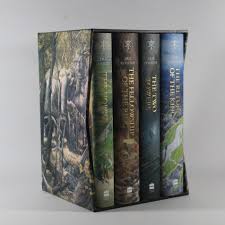 Three slipcased hardcovers, from houghton mifflin. The Hobbit And Lord Of The Rings Boxed Set Illustrated Shopee Philippines