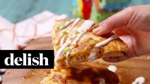 Heat the olive oil in a dutch oven over medium heat. Buffalo Chicken Quesadilla Delish Youtube