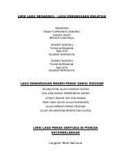 Kan rugi di akherat siapa yang tidak zakat oleh allah dilaknat. Lirik Lagu Negaraku Docx Lirik Lagu Negaraku Lagu Kebangsaan Malaysia Negaraku Tanah Tumpahnya Darahku Rakyat Hidup Bersatu Dan Maju Rahmat Bahagia Course Hero
