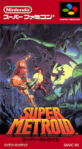 Hi Res Bubbly Version Of Super Metroid S Box Art My Favorite Box Art In The Series Metroid Super Metroid Metroid Retro Video Games