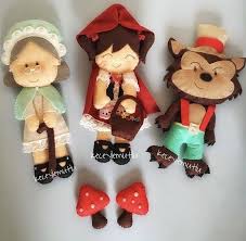 Felt Little Red Riding Hood Kece Kirmizi Baslikli Kiz Red Riding Hood Kece Kuklalar