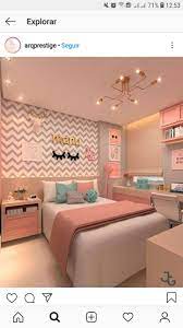 Pin By Karen Camacho On Decoracao Teenage Girl Bedroom Decor Room Design Bedroom Girl Bedroom Decor
