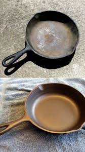I Believe I Can Fry Reconditioning Re Seasoning Cast Iron Cookware This Is The Best Info I Have Eve Diy Cleaning Products Cleaning Hacks Seasoning Cast Iron