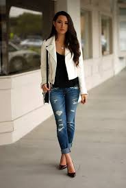 5 Best Leather Jacket Outfit Ideas To Copy Now 25 Leather Jacket Outfits 2020 White Leather Jacket Outfit White Leather Jacket Leather Jacket Outfits
