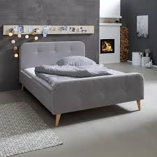 Hohes Polsterbett 140x200 Preiswert Kaufen Danisches Bettenlager Polsterbett Bett Graues Bett