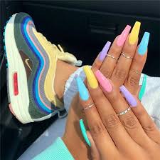 40 Amazing Summer Acrylic Coffin Nails Designs Best For You Septor Planet Coffinnails Summernails 40am In 2020 Best Acrylic Nails Summer Acrylic Nails Rainbow Nails