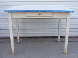 Vintage Enamel Table Nook Table Timeless Furniture Wooden Kitchen Table