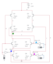 If s 3 is zero, then the output of 2x1 multiplexer will be one of the 8 inputs is 7 to i 0 based on the values of selection lines s 2, s 1 & s 0. 2 1 Mux Using Cmos Logic Multisim Live