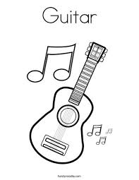Guitar Coloring Page Music Coloring School Coloring Pages Coloring Pages