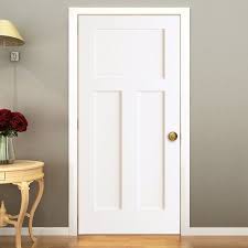 Paneled Solid Wood Primed Standard Door Pine Interior Doors Shaker Interior Doors Shaker Style Interior Doors