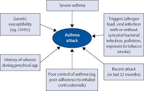 Cause inflammation to the airway walls. Advances In The Aetiology Management And Prevention Of Acute Asthma Attacks In Children The Lancet Child Adolescent Health