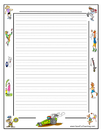 We will write what you need. Sports Writing Paper Have Fun Teaching