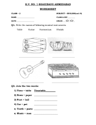 Try to remember, you always have to care for your child with amazing care, compassion and affection to be able to help. Kv Worksheets For Class 2 English Fill Online Printable Fillable Blank Pdffiller