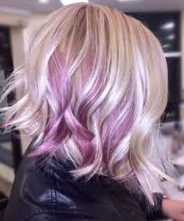 This short haircut is suitable for fine and medium texture hair. Image Result For Balayage Purple Short Hair Short Hair Balayage Thin Fine Hair Purple Blonde Hair